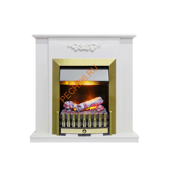 Электрокамин Dimplex Lumsden с очагом Danville Antique Brass FB2 белый дуб Электрокамин Dimplex Lumsden с очагом Danville Antique Brass FB2 белый дуб