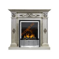 Электрокамин Dimplex Derby с очагом Flagstaff old silver