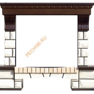 Портал Royal Flame Pierre Luxe под очаги Jupiter/Dioramic 28FX