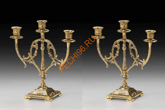 Канделябр на 3 свечи Virtus 4035В, пара