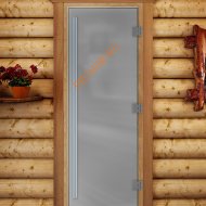 Дверь стеклянная DoorWood «Престиж», 700х1900мм, сатин