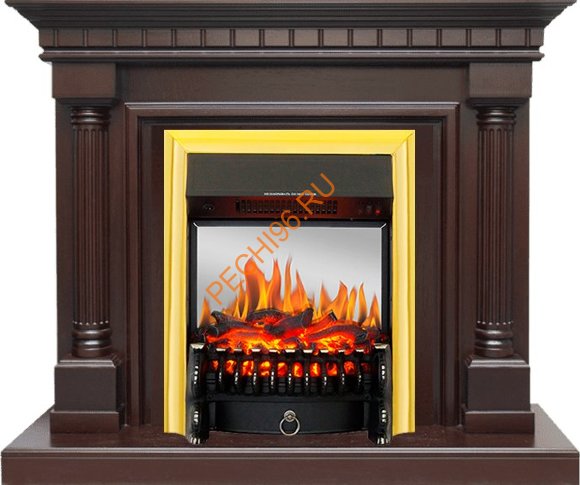 Электрокамин Royal Flame Dallas темный дуб с очагом Fobos FX M