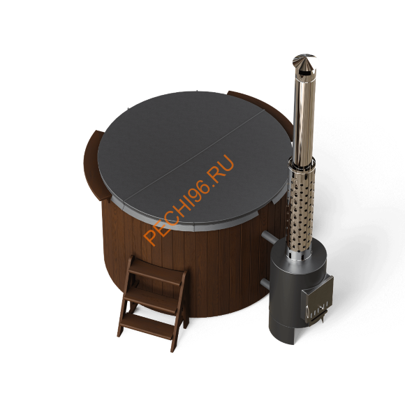 Купель композитная Polarspa COMFORT 160 HOT термобереза темная