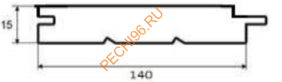 Вагонка ТермоОльха сорт ЕвроА, 15х150(140)х2000 мм, шт Вагонка ТермоОльха сорт ЕвроА, 15х150(140)х2000 мм, шт