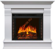 Электрокамин Royal Flame Monaco Бьянко белый с очагом Vision 23 EF LED FX Электрокамин Royal Flame Monaco Бьянко белый с очагом Vision 23 EF LED FX