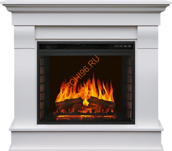 Электрокамин Royal Flame Monaco Бьянко белый с очагом Vision 23 EF LED FX Электрокамин Royal Flame Monaco Бьянко белый с очагом Vision 23 EF LED FX