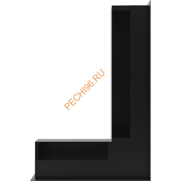 Люфт Kratki NP/L9/40/G угловой графит 600x400 мм