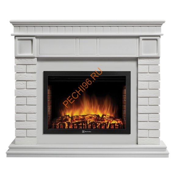 Электрокамин Electrolux EFP/P-2520LS N с порталом Bricks 25, белый Электрокамин Electrolux EFP/P-2520LS N с порталом Bricks 25, белый