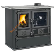 Печь-камин La Nordica ROSA 5.0 STEEL NERO ANTRACITE