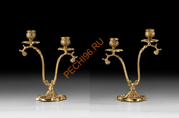 Канделябр на 2 свечи Virtus 4106В, пара Канделябр на 2 свечи Virtus 4106В, пара