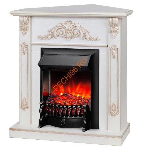Электрокамин RealFlame Anita corner WT с очагом Fobos Lux