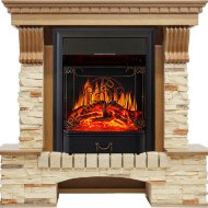 Электрокамин Royal Flame Pierre Luxe дуб/сланец с очагом Majestic FX