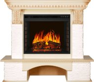 Электрокамин Royal Flame Pierre Luxe слоновая кость с очагом Vision 23 EF LED FX Электрокамин Royal Flame Pierre Luxe слоновая кость с очагом Vision 23 EF LED FX