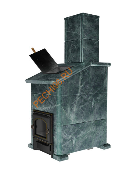 Печь банная Сибирь-премиум 25 ЗК без ВТК в облицовке Президент змеевик