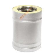 Сэндвич-труба ТиС Стандарт L=250 мм, нержавейка AISI 304/304, D180/280 мм