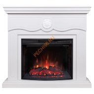 Электрокамин RealFlame Raffaele 25,5 WT с очагом Evrika 25,5 LED Электрокамин RealFlame Raffaele 25,5 WT с очагом Evrika 25,5 LED