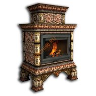 Печь-камин КимрПечь Кострома пристенный двухъярусный Август Печь-камин КимрПечь Кострома пристенный двухъярусный Август
