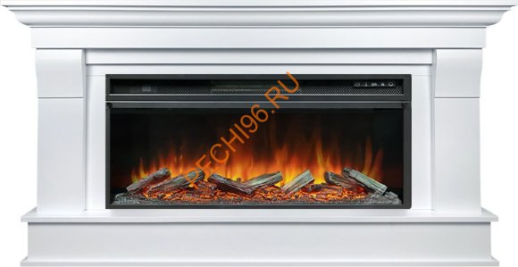 Электрокамин Royal Flame Monaco 42 Бьянко белый с очагом Vision 42 LOG LED Электрокамин Royal Flame Monaco 42 Бьянко белый с очагом Vision 42 LOG LED