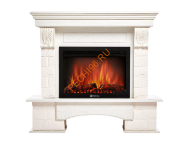Электрокамин Electrolux EFP/P-2520LS с порталом Firelight Forte 25S, камень белый, беленый дуб Электрокамин Electrolux EFP/P-2520LS с порталом Firelight Forte 25S, камень белый, беленый дуб