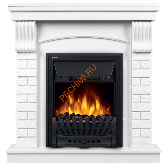 Электрокамин Electrolux EFP/P-1020LS с порталом Jersey Classic, белый Электрокамин Electrolux EFP/P-1020LS с порталом Jersey Classic, белый