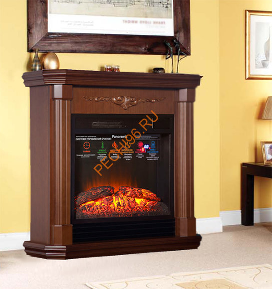 Электрокамин InterFlame Виелтон с очагом Foton 23 LED FX