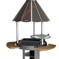 Гриль ТМФ Барабек Лайт черная бронза