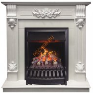 Электрокамин RealFlame Ottawa WT с очагом 3D Oregan (Белый)