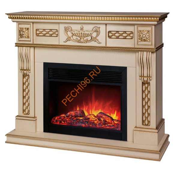 Электрокамин RealFlame Corsica 26 WT с очагом Moonblaze S Lux BL