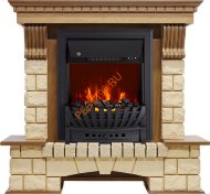 Электрокамин Royal Flame Pierre Luxe дуб/шампань с очагом Aspen Электрокамин Royal Flame Pierre Luxe дуб/шампань с очагом Aspen