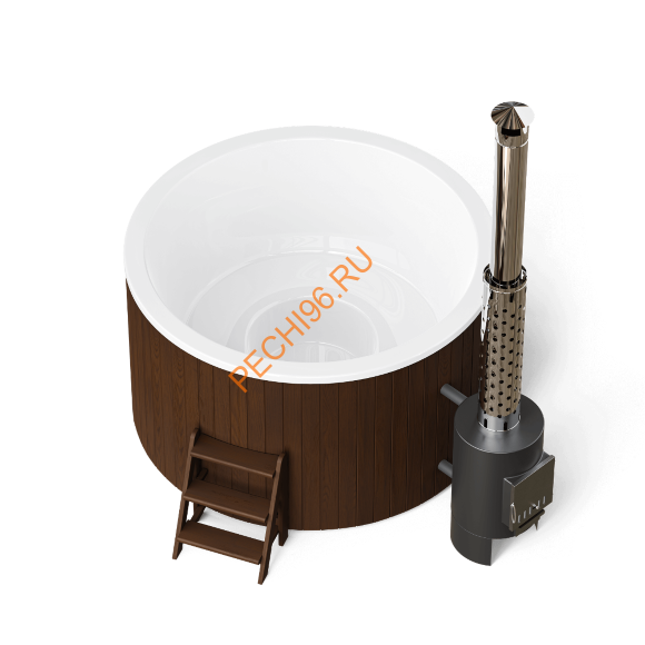 Купель композитная Polarspa COMFORT 195 HOT термобереза темная