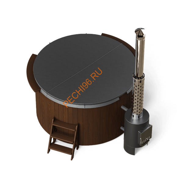 Купель композитная Polarspa COMFORT 195 HOT термобереза темная