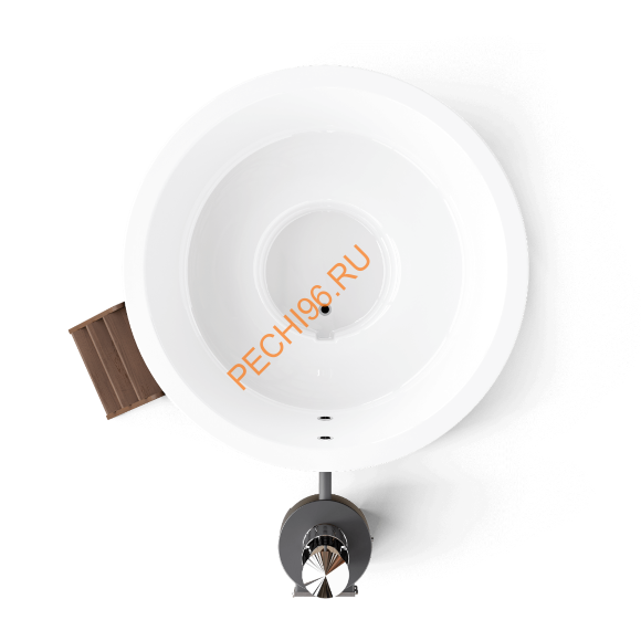 Купель композитная Polarspa COMFORT 195 HOT термобереза темная