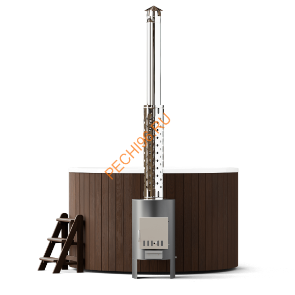 Купель композитная Polarspa COMFORT 195 HOT термобереза темная