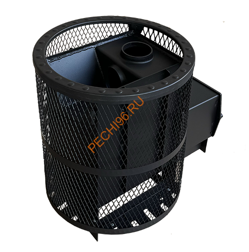 Печь банная Берёзка Корвет 15 ДТ-3 кожух-сетка с выносной топкой