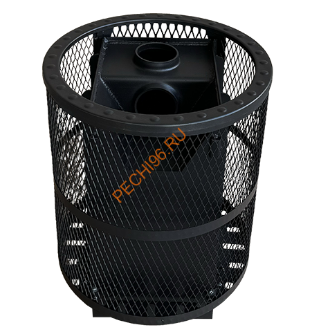 Печь банная Берёзка Корвет 15 ДТ-3 кожух-сетка с выносной топкой