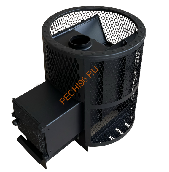 Печь банная Берёзка Корвет 15 ДТ-3 кожух-сетка с выносной топкой