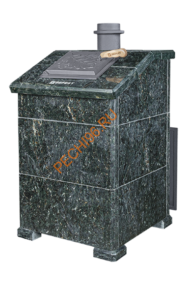 Печь банная Гефест Гром 30П2 в облицовке Президент 1200/50 Пироксенит