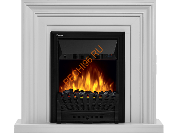Электрокамин Electrolux Classic EFP/P-1020LS с порталом Firelight Stretto Classic, белый