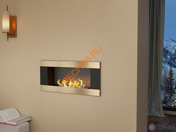 Биокамин ZeFire ELLIOT horizontal 900 латунный Биокамин ZeFire ELLIOT horizontal 900 латунный