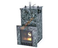 Печь банная ИзиСтим Сочи в кожухе из пироксенита с боковым подключением