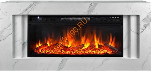 Электрокамин Royal Flame Line 42, SFT Stone Touch Белый мрамор, с очагом Vision 42 LOG LED Электрокамин Royal Flame Line 42, SFT Stone Touch Белый мрамор, с очагом Vision 42 LOG LED