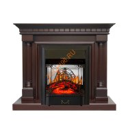 Электрокамин Royal Flame Dallas темный дуб с очагом Majestic FX M