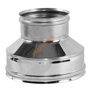 Переходник конус термо-моно ВУЛКАН V50R, нержавейка AISI 321/304, d 104/204 мм