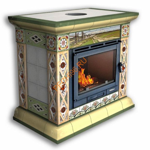 Печь-камин КимрПечь Билибин пристенный Осень