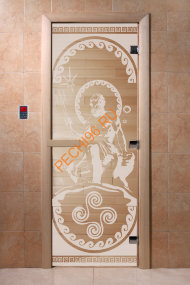 Дверь стеклянная DoorWood «Посейдон прозрачная», 1800х700 мм Дверь стеклянная DoorWood «Посейдон прозрачная», 1800х700 мм