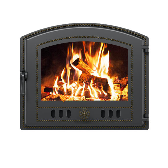 Дверка ВЕЗУВИЙ каминная 224 (Бронза) Дверка ВЕЗУВИЙ каминная 224 (Бронза)