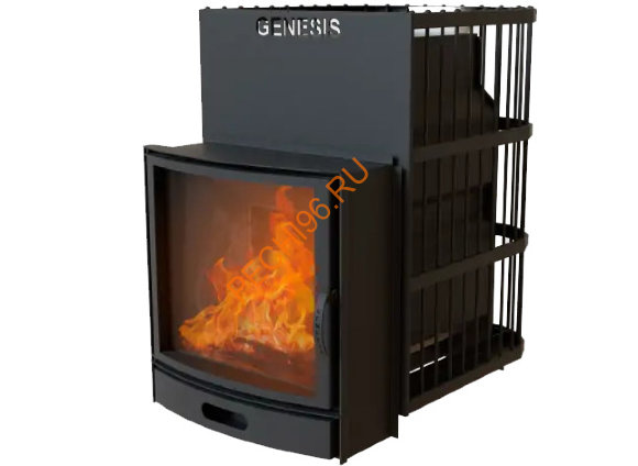 Печь-камин банная Термосфера Genesis GN 500 БС, AISI 430 Печь-камин банная Термосфера Genesis GN 500 БС, AISI 430