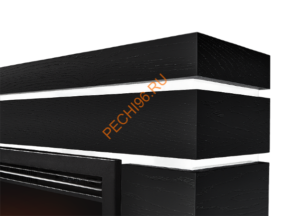 Электрокамин Electrolux Sphere Plus EFP/P-2720RLS с порталом Firelight Moderno 25, черный дуб