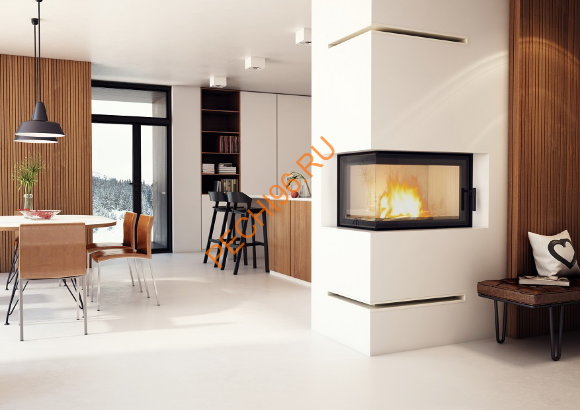 Люфт Kratki NP/L90/B угловой белый 766x547мм