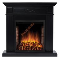 Электрокамин Electrolux Sphere Plus EFP/P-3320RLS N с порталом Firelight Bianco 30, черная эмаль Электрокамин Electrolux Sphere Plus EFP/P-3320RLS N с порталом Firelight Bianco 30, черная эмаль